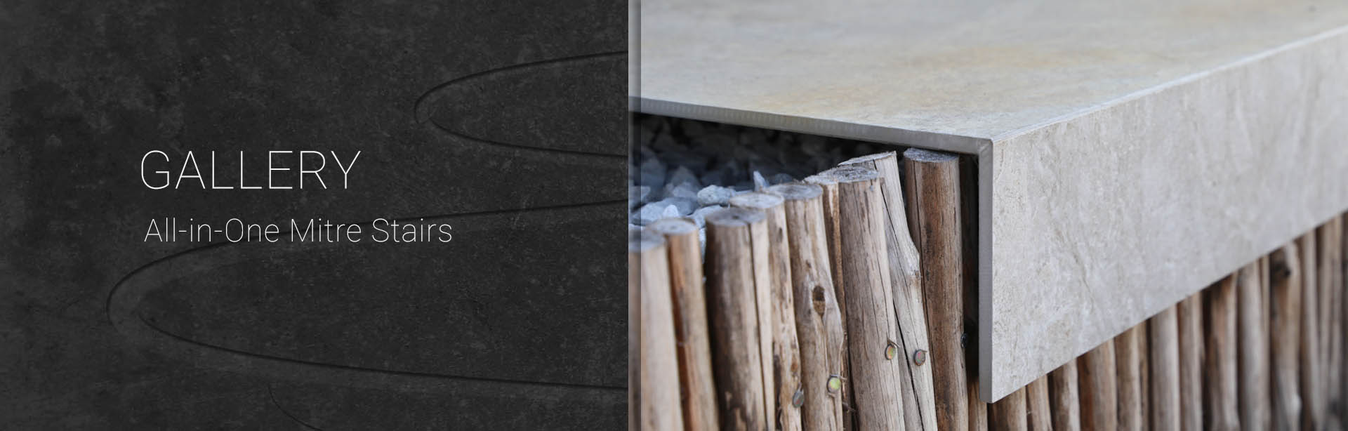 All-in-One Mitre Bullnose Stair Tread and Riser
